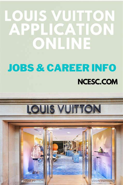 louis vuitton jobs montreal|Louis Vuitton job application.